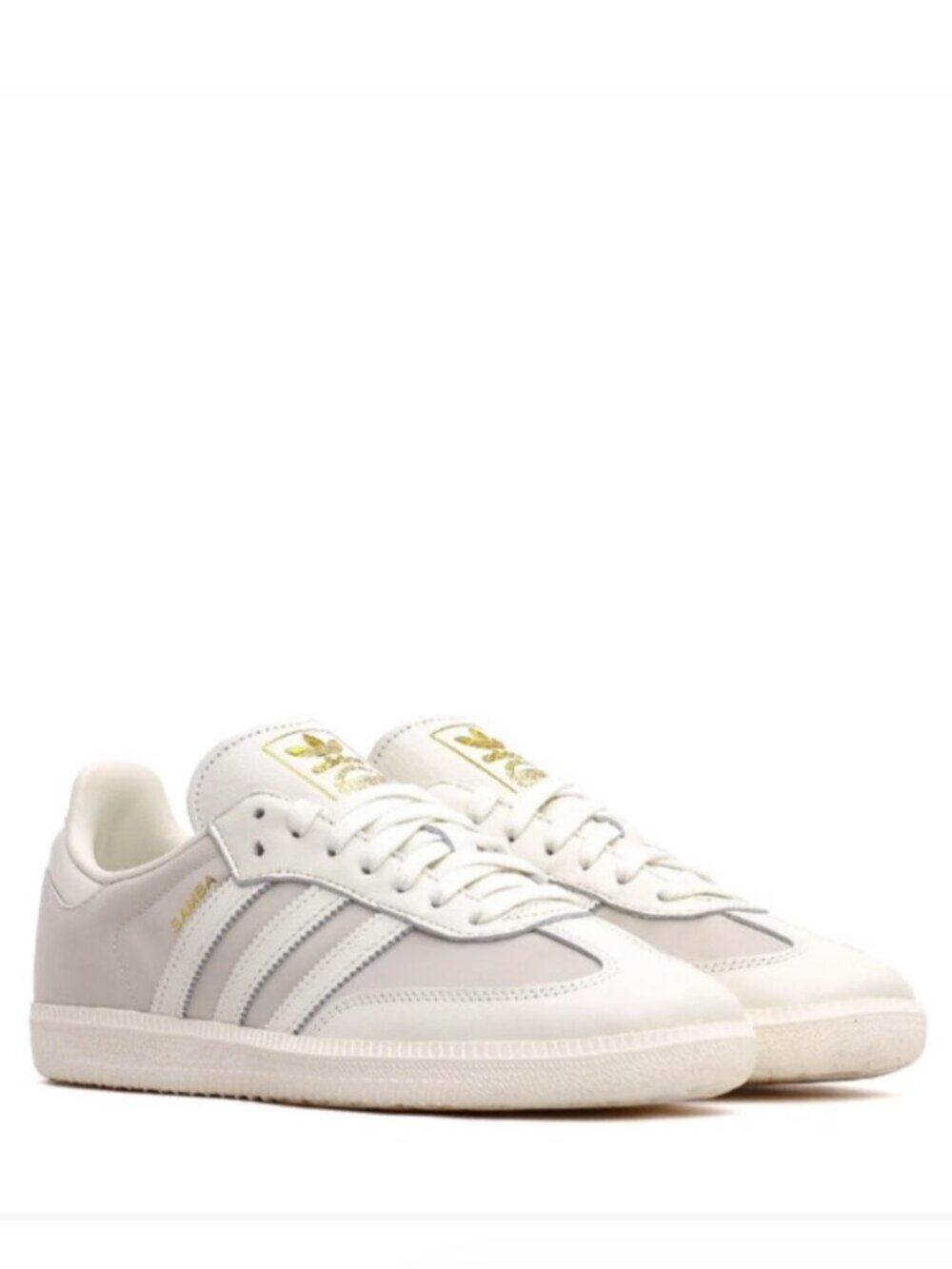Adidas Off White Nylon Samba OG Sneakers - 6.5 - 7US